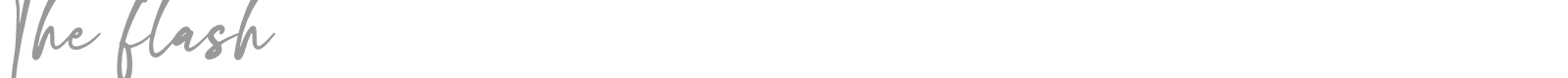 The Flash font preview